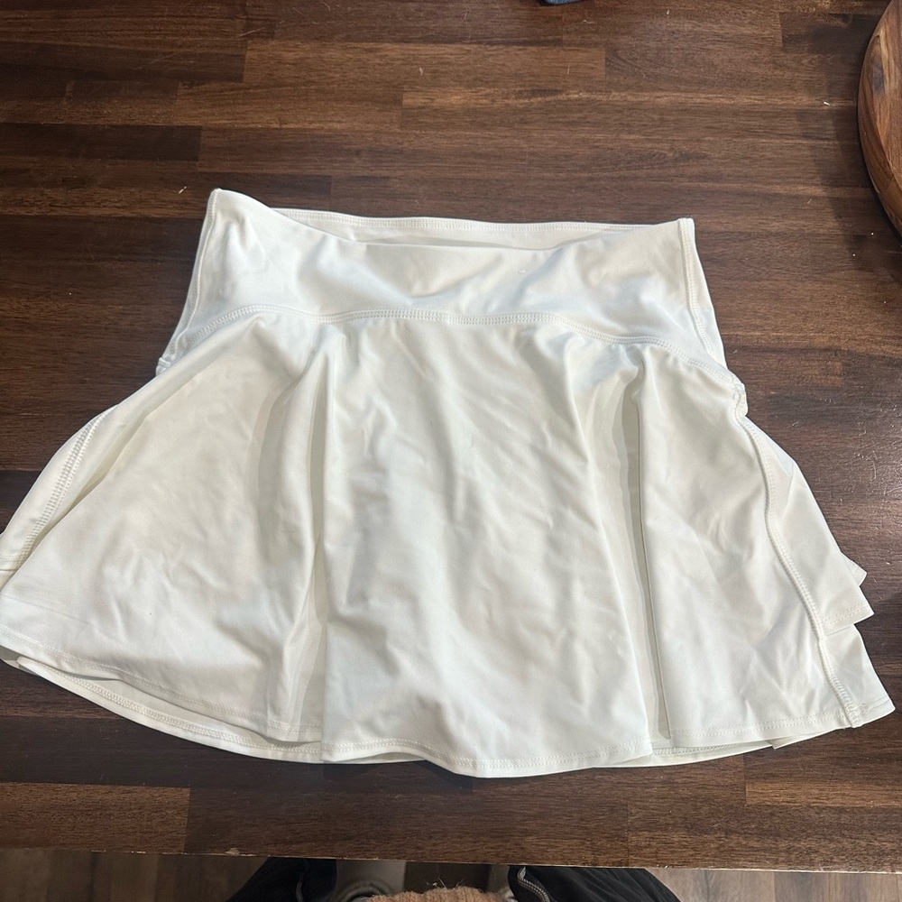 Old Navy Cream Skater Skirt